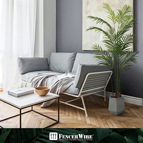 Product: Fencer Wire Artificial Palm Tree - 5/6/7 Feet Faux Dypsis Lutescens Potted Plant for Modern Home Office Decor, Perfect Housewarming Gift