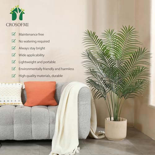 Product: Artificial Areca Palm Plant 5Ft Fake Tropical Palm Tree, Perfect Faux Dypsis Lutescens Plants in Pot for Indoor Outdoor House Home Office Garden Modern Decoration Housewarming Gift,1Pcs
