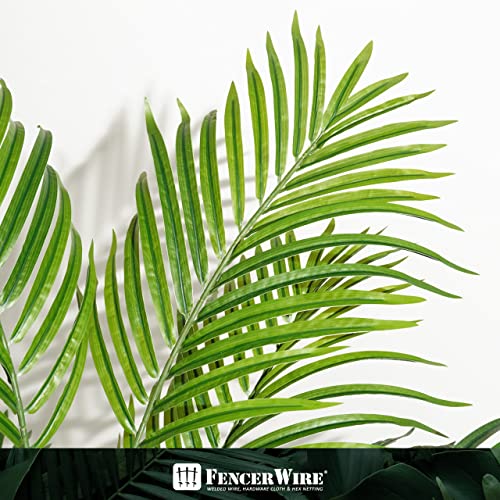 Product: Fencer Wire Artificial Palm Tree - 5/6/7 Feet Faux Dypsis Lutescens Potted Plant for Modern Home Office Decor, Perfect Housewarming Gift