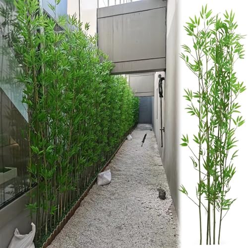 3 4 5 6 7 ft Tall Artificial Bamboo Tree 5 10 20 30 40 50 100 Pole, Courtyard Landscaping Simulation Artificial Plants Tree, Commercial Partition Privacy Fence ( Color : 5 Bamboo , Size : 1.8m Tall ) - Artificial Flower Arrangements Product: 3 4 5 6 7 ft Tall Artificial Bamboo Tree 5 10 20 30 40 50 100 Pole, Courtyard Landscaping Simulation Artificial Plants Tree, Commercial Partition Privacy Fence ( Color : 5 Bamboo , Size : 1.8m Tall )
