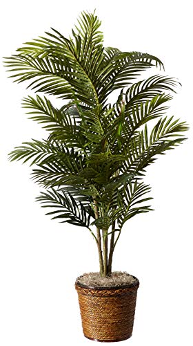 Product: Nearly Natural 5263-0308 56in. Areca Palm Silk Tree with Basket, Green,30" x 32" x 56"