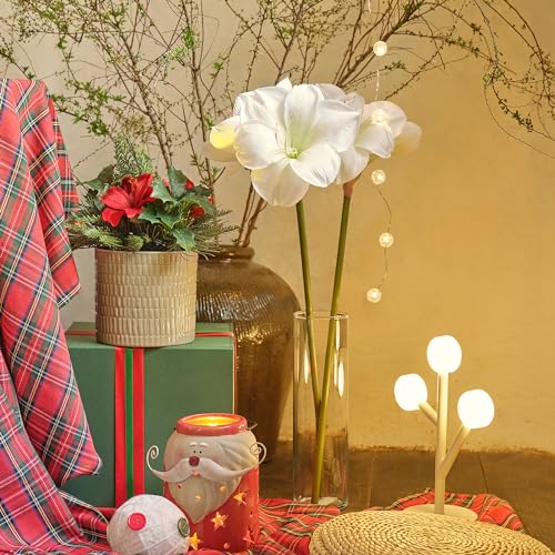 Product: VINTERFINT artificial flower, 60 cm, in/outdoor/Amaryllis white