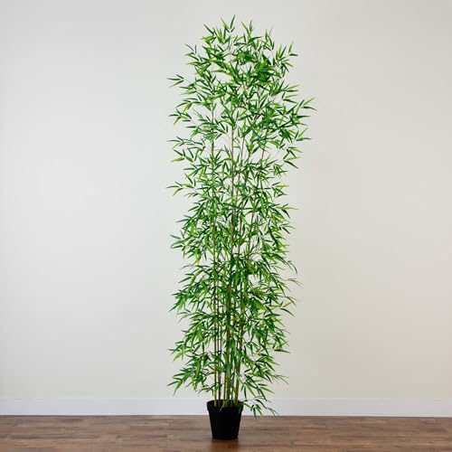 Product: Nearly Natural 10ft. Artificial Green Bamboo Tree