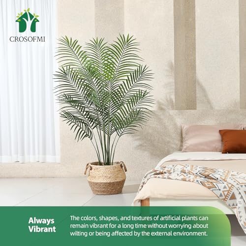 Product: Artificial Areca Palm Plant 5Ft Fake Tropical Palm Tree, Perfect Faux Dypsis Lutescens Plants in Pot for Indoor Outdoor House Home Office Garden Modern Decoration Housewarming Gift,1Pcs