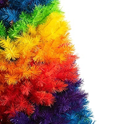 Product: Treetopia The Original Rainbow Artificial Christmas Tree 7ft Unlit