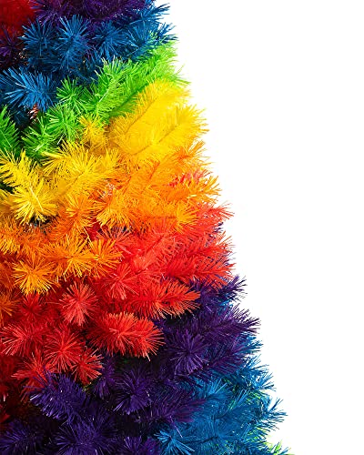 Product: Treetopia The Original Rainbow Artificial Christmas Tree 7ft Unlit