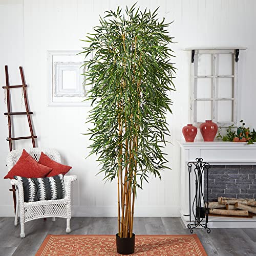 Product: Nearly Natural 8ft. Fancy Style Bamboo Silk Tree