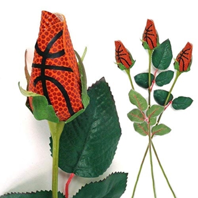 Product: Basketball Rose (Pack of 3) - Handmade, Original Design by Sports Roses