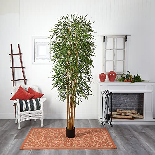Product: Nearly Natural 8ft. Fancy Style Bamboo Silk Tree