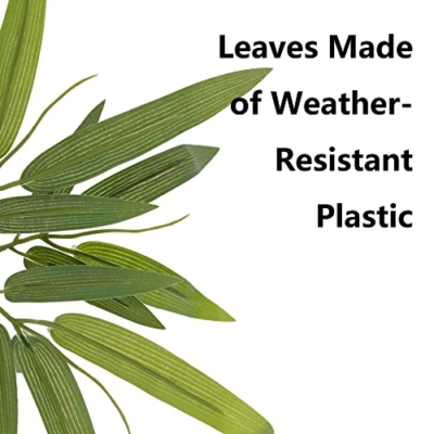 Product: Softflame 4ft Bamboo Artificial Tree, Faux Bamboo Plant, Real Touch Technology, Artificial Plant with 4 Trunks, Ideal for Home Office Indoor Decoration