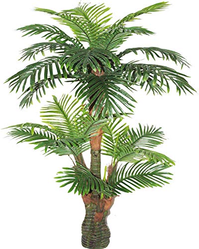 Product: AMERIQUE Gorgeous & Unique 5' Tropical Palm Artificial Plant Silk Tree, Real Touch Technology, with UV Protection, Super Quality
