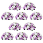 Product: Stunning NUPTIO Large Lilac Artificial Flower Centerpieces - 10 Pcs, 13.8in Diameter for Elegant Decor