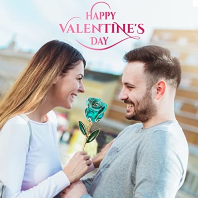 Silky Flower Store 24k Gold Dipped Blue Rose, Mother’s Day Gift for Mom Girlfriend Friends, Decorative Faux Flower, 32.5cm 11 11 Product: 24k Gold Dipped Blue Rose - Perfect Mother's Day Gift for Mom, Girlfriend, or Friends | Everlasting Long Stem Rose for Valentine's Day, Anniversaries, and Birthdays