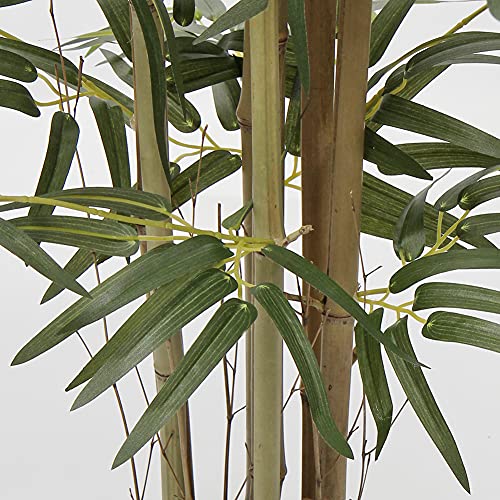 Silky Flower Store Artificial Bamboo Silk Tree, Faux Indoor Outdoor Greenery, 6ft 72 Inch 5 5 Product: Artificial Bamboo Silk Tree 6ft Fake Greenery Plants in Pot 72 Inch for Home Office Indoor Outdoor Decor