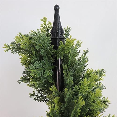 Product: ALL SEASON GREEN 47'' Artificial Outdoor Plants Boxwood Topiary Spiral Front Porch Decor Tree Potted