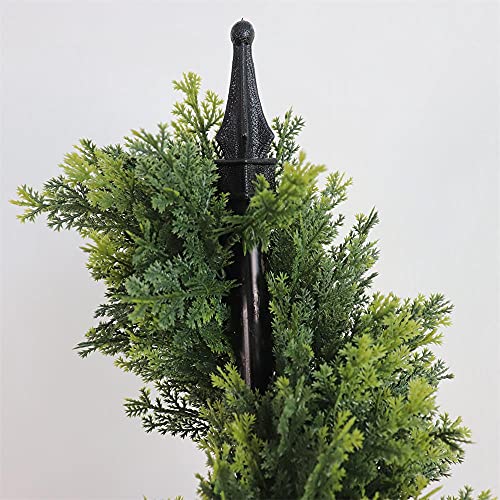Product: ALL SEASON GREEN 47'' Artificial Outdoor Plants Boxwood Topiary Spiral Front Porch Decor Tree Potted