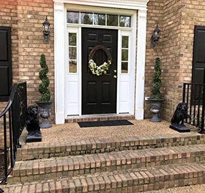 Product: 4'Artificial Topiary Spiral Boxwood Trees (Set of 2) by Northwood Calliger|Highly Realistic Potted Decorative Buxus Shrubs|Fake Plastic Plants for Home / Garden|Indoor & Outdoor Use|UV Protected