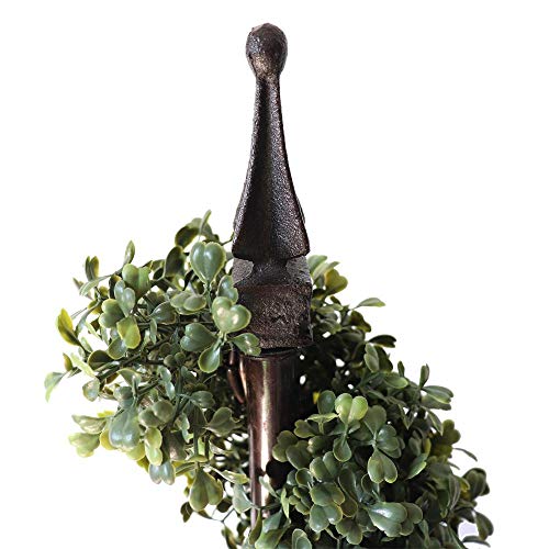 Product: 5' Artificial Cypress Spiral Boxwood Topiaries Tree in Plastic Pot Outdoor and Indoor Home Decor (2 Pack)