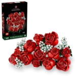Product: Lego 10328 Icons Rosenstrauß, 12 Rosen, 4 Zweige Schleierkraut