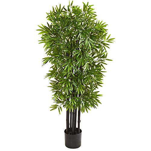 Product: Nearly Natural 51in. Bamboo Artificial Tree with Black Trunks UV Resistant (Indoor/Outdoor)