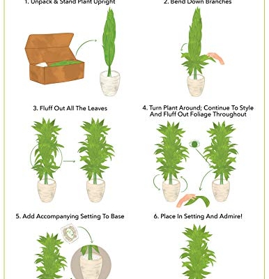 Product: Nearly Natural 5ft. Bamboo Silk Tree with Planter