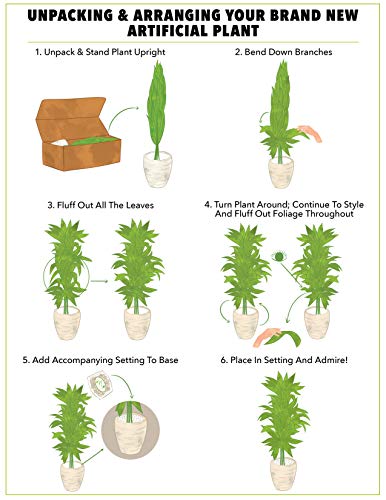 Product: Nearly Natural 5ft. Bamboo Silk Tree with Planter