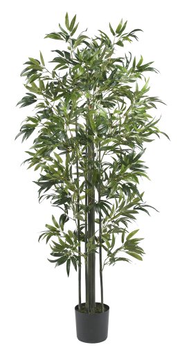 Product: Nearly Natural 5294 Bamboo Silk Tree, 6-Feet, Green, Artificial, Silk