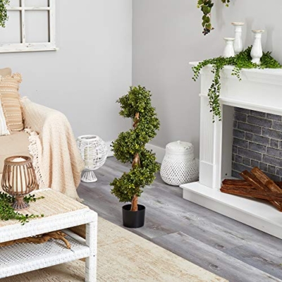 Product: Nearly Natural 33in. Boxwood Topiary Spiral Artificial Tree (Indoor/Outdoor)