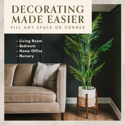 Product: Artificial Palm Tree, Faux Plants for Home Decor Indoor, Fake Plants Tall for Office, Artificial Palm Plant & Large Plants for Living Room Decor, Faux Plants Indoor Artificial Tropical Plants - 5 Feet