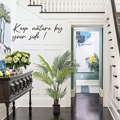 Product: KELOTEVEN Artificial Tree - Areca Palm Faux Trees Outdoor - Artificial Plants for Home Decor Indoor - 4ft Tropical Decor Areca Palm Tree with 12 Leaves, Home Office, Living Room Decoration, AP120