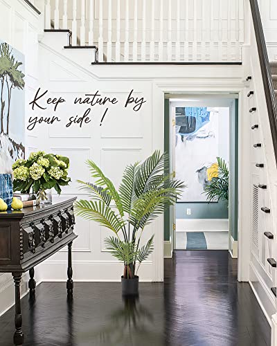 Product: KELOTEVEN Artificial Tree - Areca Palm Faux Trees Outdoor - Artificial Plants for Home Decor Indoor - 4ft Tropical Decor Areca Palm Tree with 12 Leaves, Home Office, Living Room Decoration, AP120