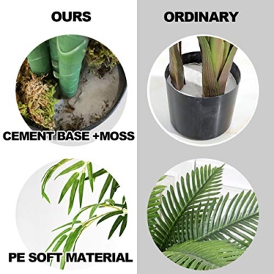 Product: FFlyer 5 Ft Artificial Bamboo Tree - Tall Faux Potted Plant for Home, Office & Restaurant Decor