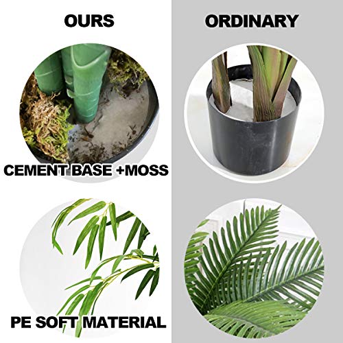 Product: FFlyer 5 Ft Artificial Bamboo Tree - Tall Faux Potted Plant for Home, Office & Restaurant Decor
