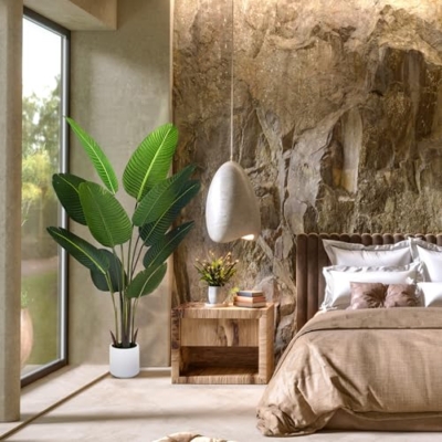 Silky Flower Store Bird of Paradise Artificial Plant, Fake Palm Tree, White Planter, Indoor Floor Decor, 5FT 11 11 Product: Jocoevol Bird of Paradise Artificial Plant, 5FT Fake Plant Palm with White Planter, Tall Artificial Floor Plants Indoor for Home Office Living Room Decor Housewarming Gift