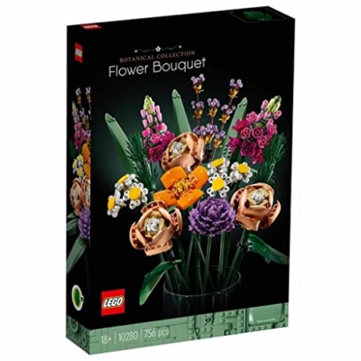 Product: LEGO® Icons Flower Bouquet 10280 Building Kit; A Unique Flower Bouquet Gift and Creative Project for Adults
