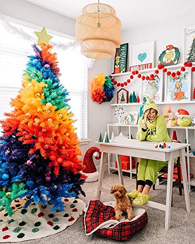Product: Treetopia The Original Rainbow Artificial Christmas Tree 7ft Unlit