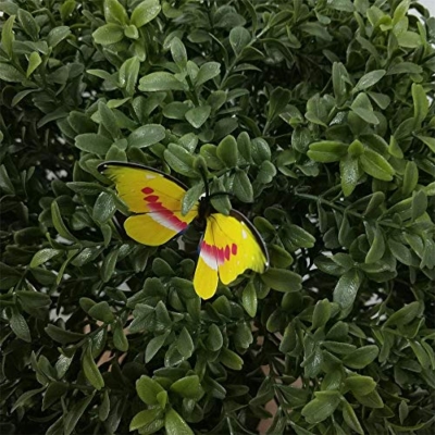 Silky Flower Store Artificial Boxwood Topiary Trees, 2 Pack Outdoor Potted Faux Boxwood Bushes, UV Protected, 24in x 19in 12 12 Product: 2'T 19''D Topiaries Trees Artificial Outdoors 2 Pack Fake Boxwood Bushes Outside Potted Tree