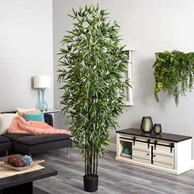 Product: Nearly Natural 7ft. Green Bamboo Tree