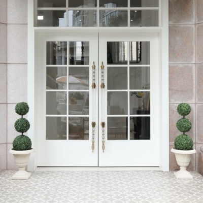 Product: Luyue 3FT Artificial Topiaries 2 Pack Boxwood Ball Tree Front Porch Decor Outdoor Topiary Plant Set of 2 Faux 3 Balls Boxwood Topiary in Pot for Outdoor Front Door Plant Patio and Garden Décor