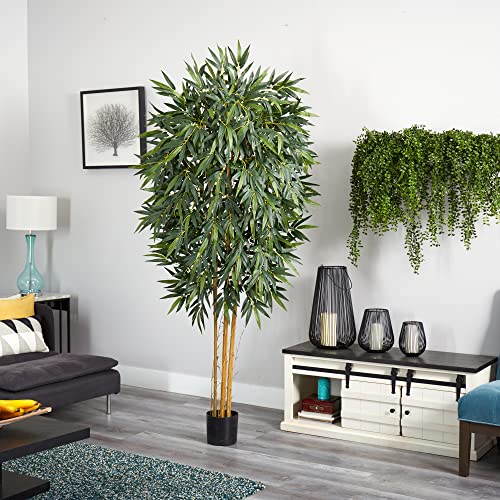 Product: Nearly Natural 7ft. Big Bamboo Silk Tree