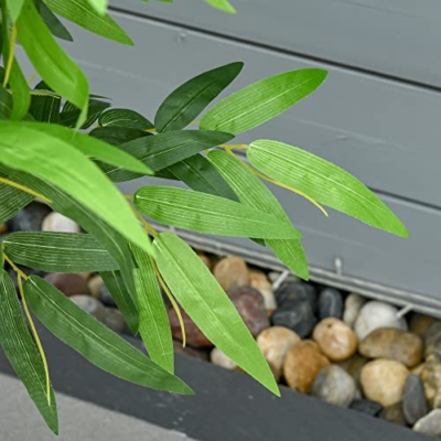 Product: HOMCOM 4.5FT Artificial Bamboo Tree, Decorative Faux Plant in Nursery Pot for Indoor or Outdoor Decor