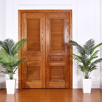 Product: Fopamtri Artificial Areca Palm Plant 4.6 Feet Fake Palm Tree with 15 Trunks Faux Tree for Indoor Outdoor Modern Decor Feaux Dypsis Lutescens Plants in Pot for Home Office Housewarming Gift, 2 Pack