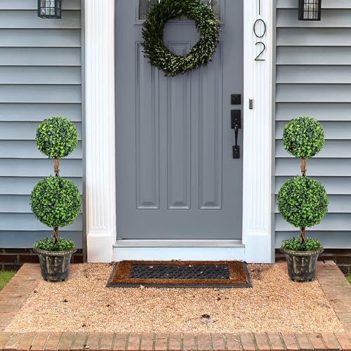 Product: 3ft 2 Pack Artificial Boxwood Topiary Tree, Fake Greenery Plants Ball Tree for Indoor or Outdoor