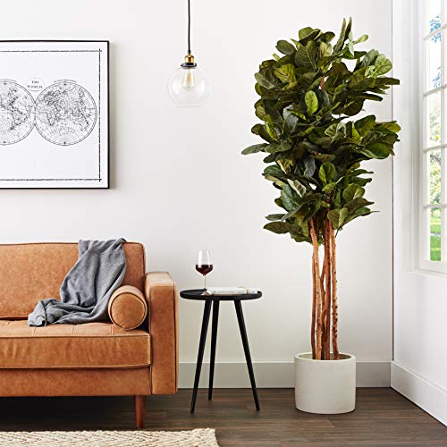 Product: Nearly Natural 6ft Fiddle Leaf Fig Artificial Tree with 6 Natural Trunks, 270 Lush Green Leaves