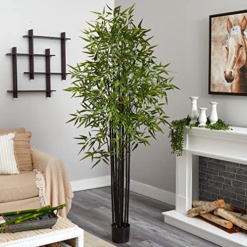 Product: Nearly Natural Black Bamboo Tree x 9 with 1470 Leaves UV Resistant (Indoor/Outdoor)