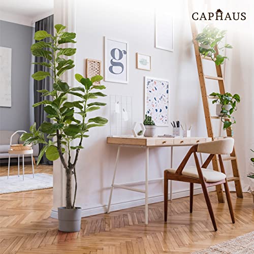 Product: CAPHAUS 6/7 Feet Artificial Fiddle Leaf Fig Tree in Pot - Perfect Faux Plant for Home, Office & Housewarming Gifts