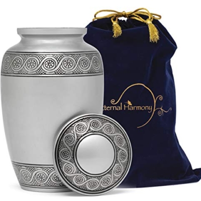 Product: Eternal Harmony Cremation Urns for Human Ashes - Large Adult Size for Men & Women | Decorative Funeral Urns with Handcrafted Designs | Honor and Remember Your Loved Ones | Holds Up to 210 Cubic Inches
