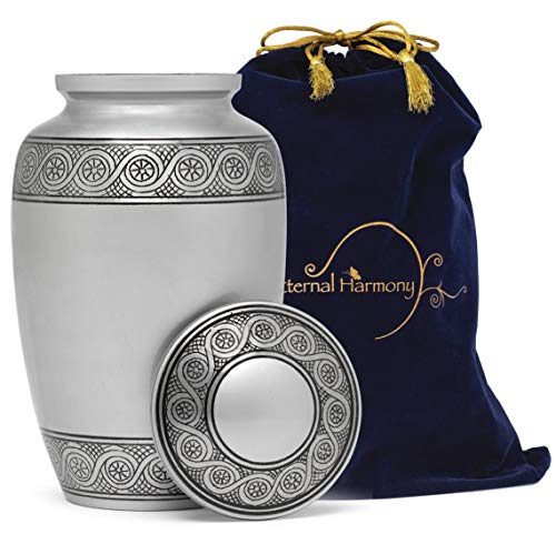 Product: Eternal Harmony Cremation Urns for Human Ashes - Large Adult Size for Men & Women | Decorative Funeral Urns with Handcrafted Designs | Honor and Remember Your Loved Ones | Holds Up to 210 Cubic Inches