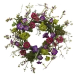 Product: Nearly Natural 20in. Artificial Veranda Garden Wreath