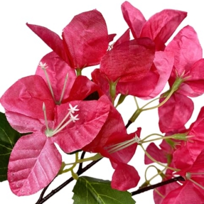 Silky Flower Store Artificial Bougainvillea Flower Stems, Silk Long Branches Fuchsia, Pack of 16, 31in 8 8 Product: haplous Pack of 16 - Artificial Bougainvillea Flower Stems Silk Bougainvillea Long Branches Full Blossoms for Home Wedding Table Centerpiece Shower Event Backdrop Indoor Outdoor Decorations (Fuchsia)